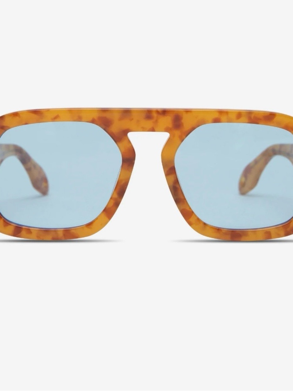 Elisa Johnson Jane Sunglasses in Blonde Tortoise